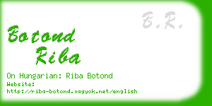 botond riba business card